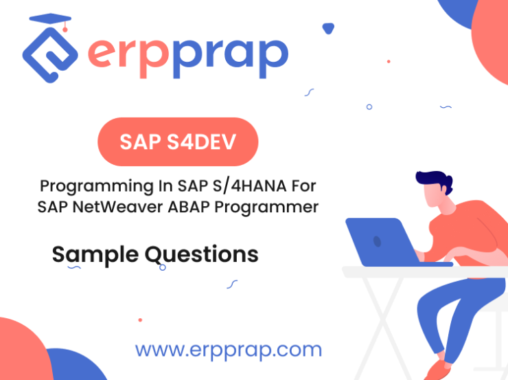 (Sample) SAP Programming in SAP S/4HANA for SAP NetWeaver ABAP Programmer